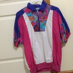Vintage short sleeve windbreaker